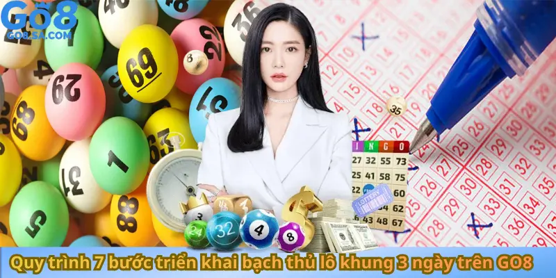Quy trình 7 bước triển khai bạch thủ lô khung 3 ngày trên GO8
